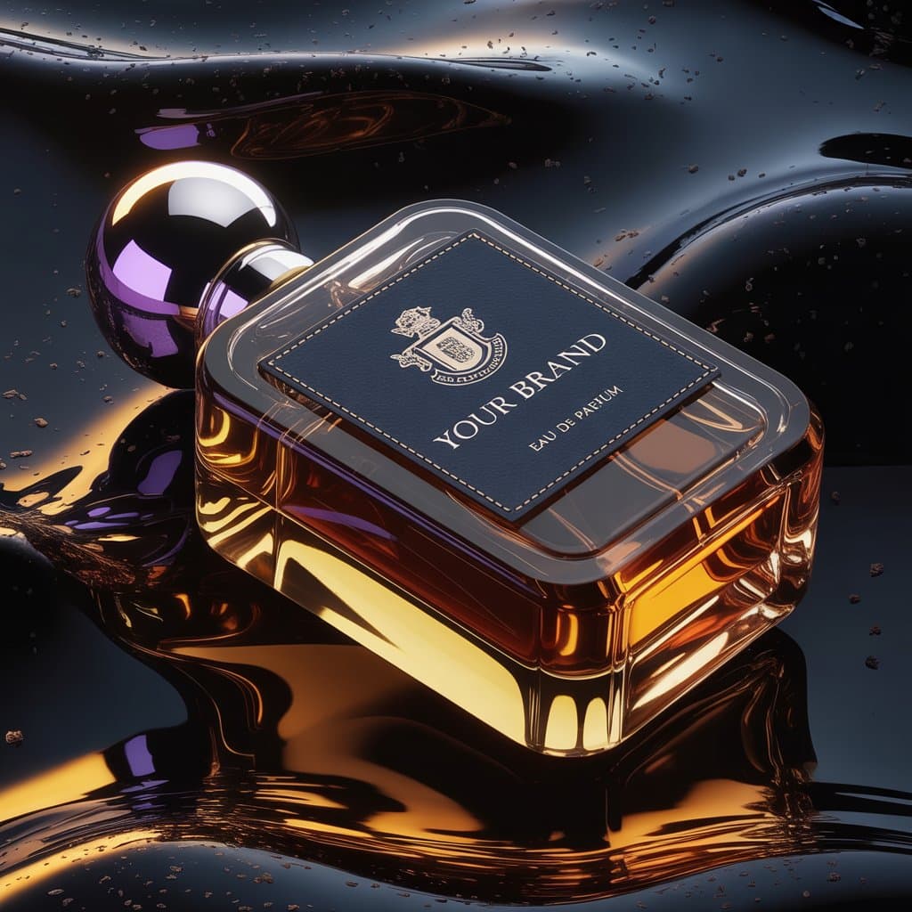 Private label perfume bottle - Elegant custom fragrance bottle with spherical cap from CIPL white-label manufacturing portfolio