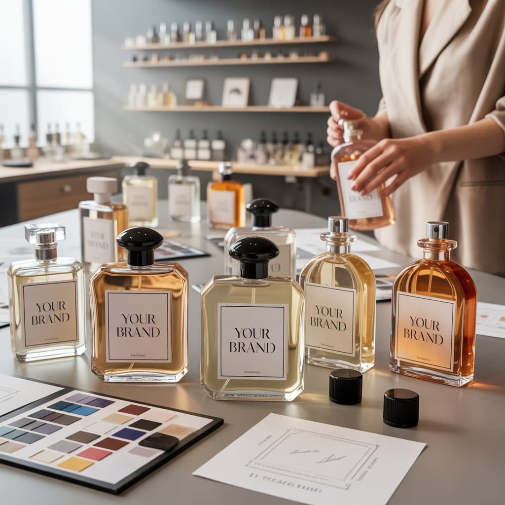 Private label perfume solutions - Custom branding and packaging services for white-label fragrance manufacturing at CIPL