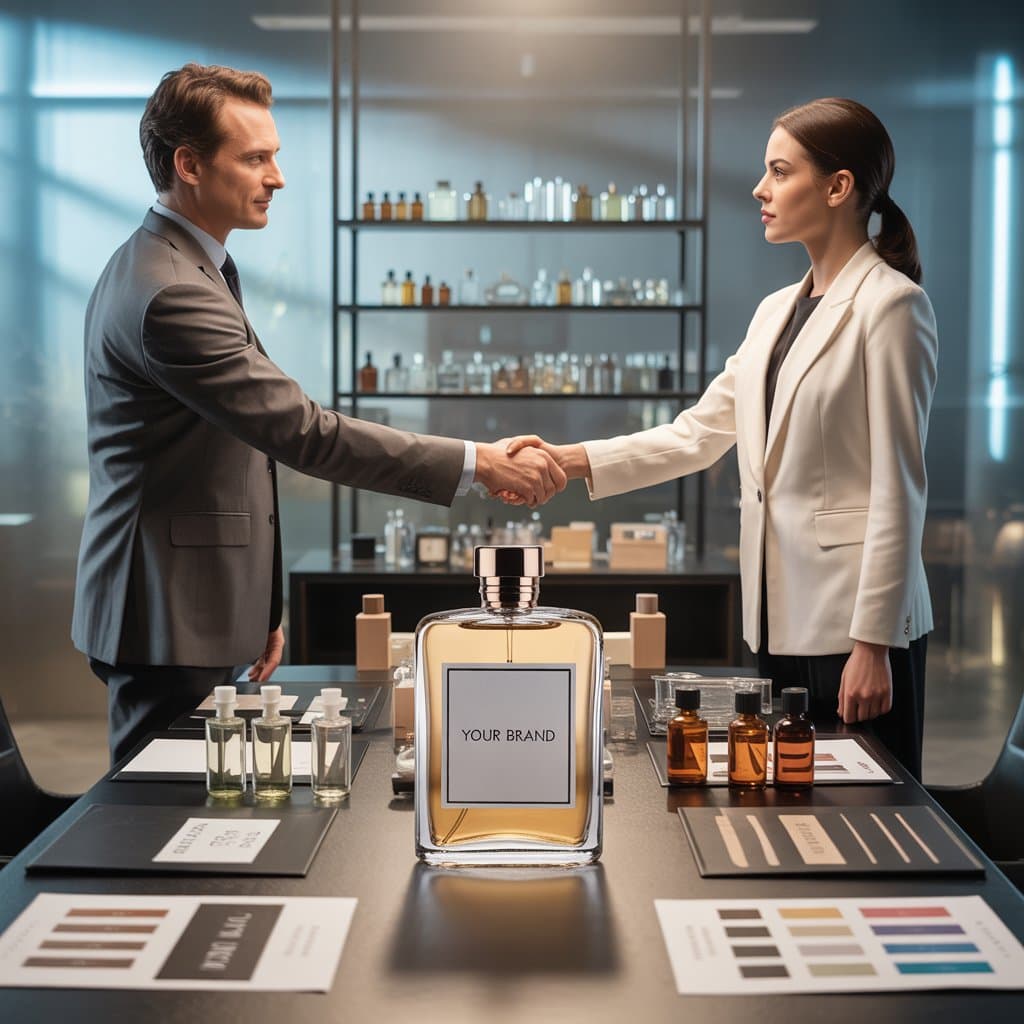 B2B fragrance brand collaboration - Strategic partnerships for long-term white-label perfume development and custom scent creation